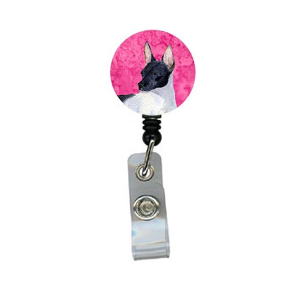 Teachers Aid Rat Terrier Retractable Badge Reel Or Id Holder With Clip TE237475